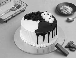 Choco Vanilla Cake (~500gm)