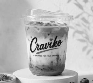 Iced Blueberry Matcha Milk