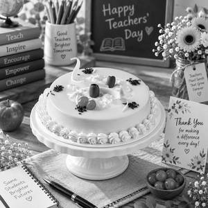 Teacher'S Day Classic Mango Cake [500 Gms]