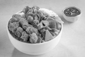Crispy Fried Chicken Rice Bowl