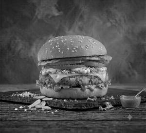 Peri Peri Aloo Tiki Burger