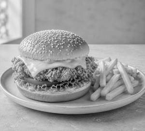 Chicken Blast Burger [Complimentary Fries]