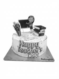Teacher's Day Black Forest Cake Small