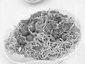 Egg Manchurian Noodles