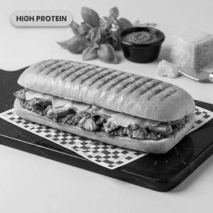 Italian Pesto Chicken Panini Grilled Sandwich