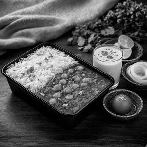 Chole Masala Rice Bowl