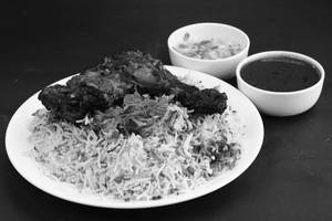 Chicken Tandoor Leg Biryani