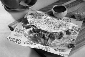 Pulled Pesto and Chicken Cheese Omelette