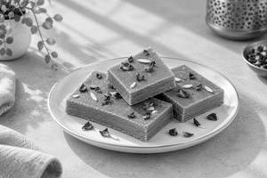 Roasted Khowa Burfi