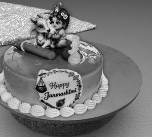 Krishna Janmashtami Special Cake [500 grams]