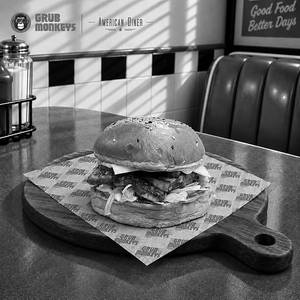 Flaming Cottage Burger