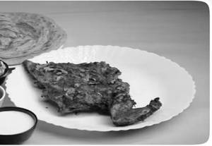Quarter Honey Al Faham Chicken+1 Kerala Parata