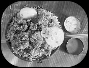 Andhra Chilly Chicken Dum Biryani