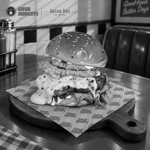 Melted Mozzarella Chicken Burger