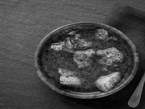 Wak Galda Gisi Pura( Pork With Dried Roselle Leaves And Pounded Rice)