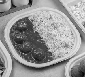 Veg Manchurian With Veg Fried Rice