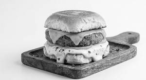 Crispy Cheese Veg Pav-burger