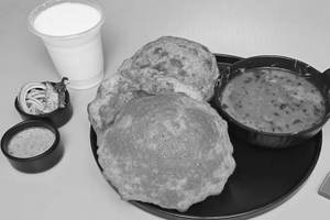 Bedmi Poori + Lassi
