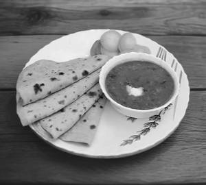 Roti + Tadka Dal + Salad