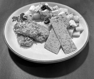 Baked Fish With Egyptian Salad