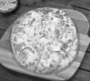 Peppy paneer pizza