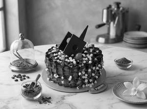 Eggless Chocolate Choco Chip Cake [450 Grams]