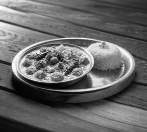 Nepali Soya Chukauni With Rice