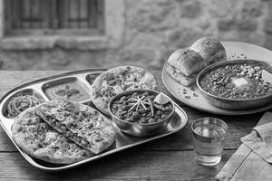 Amritsari Choley Kulche + Pav Bhaji