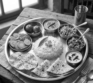 Santkrupa Special Waradi Thali