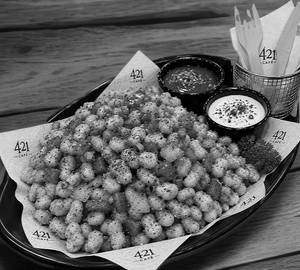 Corn and salted pepper