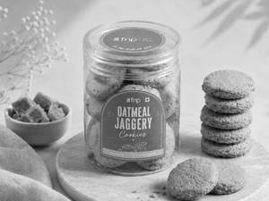 Oatmeal Jaggery Cookies