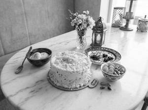 Eggless Rasmalai Cake