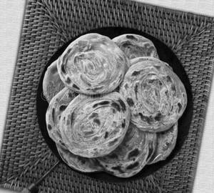 Butter lachha paratha