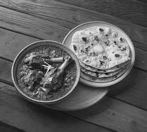 Mutton Curry + Tawa Roti