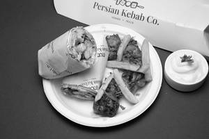Lebanese Spicy Chicken Kebab Roll