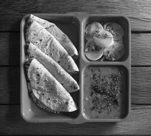Dal Fry Roti