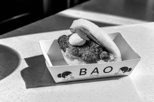 Karnataka Fried Chicken Bao [d]