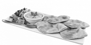 Pita Hummus And Salad