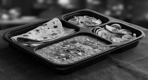 2 Tandoori Roti + Dal Fry + Veg Curry + Salad
