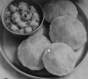 Falahari Puri Bhaji