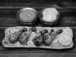 Stuffed Tangri Kabab