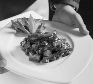 Braised Eggplant with Schezwan Special Sauce