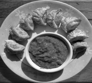 Chicken momos fry [5 pieces]