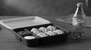 Veg Momo 6pcs + Sprite 750ml