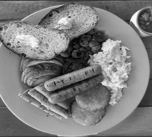 Sour Dough Breakfast Platter Non Veg