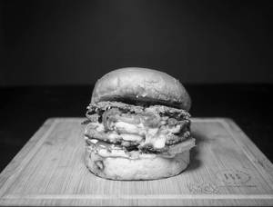 Smash Chicken And Cheese Burger
