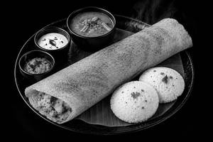 Masala Dosa + Idli (2 Pcs)