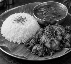 Rasam Rice+Chicken Fry Combo
