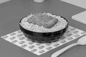 Crispy Chicken Patty Rice Bowl