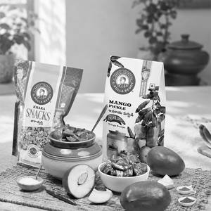 KAJU MIXTURE 300G and MANGO PICKLE 200G VALUE PACK 500GM